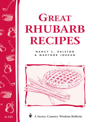 cover image of Great Rhubarb Recipes